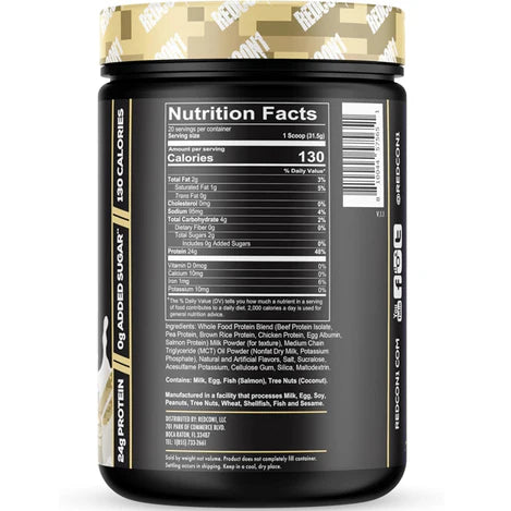 Redcon1 MRE Lite Whole Food Protein 20 Servings best before june 01/2026