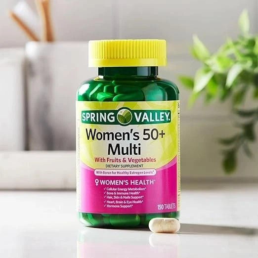 Spring Valley Women's 50+ Multi with Fruits & Veggies Tablets