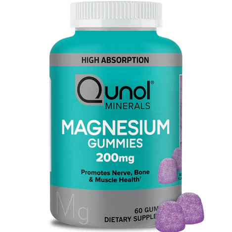 Qunol Magnesium 200mg 60ct Gummies